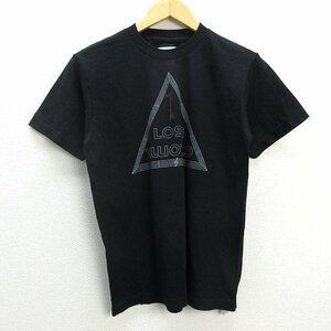 y■STUDIOUS別注■ NUMBER (N)INE /ナンバーナイン プリントTシャツ■黒【 1 】MENS/123【中古】