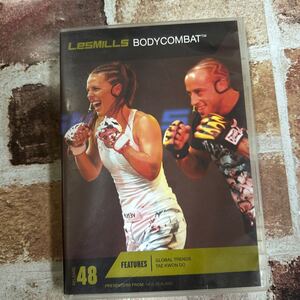 48★レスミルズ★Lesmills★DVD★CD★３点セット★中古★BODYCOMBAT48　★ボディコンバット★再生確認済み