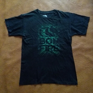 BONFIRE ボンファイアー ロゴ プリント Tシャツ 黒 Sサイズ USA製 Tee
