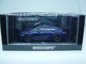 MINICHAMPS 1/43 Porsche 911 GT3 2020 Blue metallic Enzianblaumetallic ポルシェ ブルーメタリック