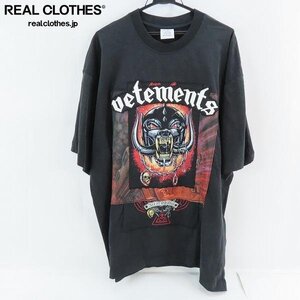 ☆VETEMENTS/ヴェトモン 24SS MOTORHEAD PATCHED T-SHIRT/Tシャツ S /000