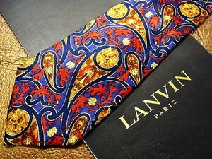 ★良品★3R04327【LANVIN】ランバン「ペイズリー 柄」ネクタイ