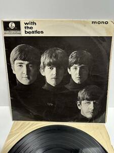 レコードLP UKモノラル盤イエローパーロフォン　2ndプレス　マト7N/7N　WITH THE BEATLES　ビートルズ THE BEATLES （管理No.2）