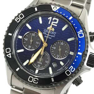 超美品 2024年購入 限定300本 ORIENT オリエント Mako マコ 20周年記念 腕時計 RN-TX0208L ソーラー パワード クロノグラフ 動作確認済み