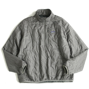 patagonia パタゴニア ナノパフ プルオーバージャケット PRIMALOFT 84020F0 グレー(XL)