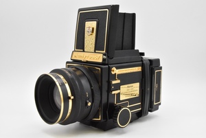 希少品 未使用 MAMIYA RB67 PRO SD 50周年記念特装品 GOLD 漆塗 木箱 中判カメラ 世界限定300台