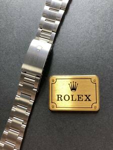 美品 純正品 クラスプDT 2002年製 78360 FF558B ROLEX ロレックス 20mm 114270 116570 116200 エクスプローラーII ブレス ベルト EXPLORER