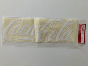 ◯coca-cola(コカコーラ)Cutting Sticker/カッティング ステッカー /ロゴ/ホワイト/コカ・コーラ