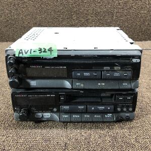 AV1-324 激安 カーステレオ ADDZEST BAY-303A PA-9444A CDS330 PA-2024A CDプレーヤー カセットデッキ 2点セット 通電未確認 ジャンク