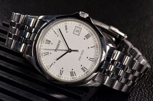 ■TISSOT(ティソ)P362/462 Ref.T251 481 13 SSブレス サファイアクリスタル風防 中古良品