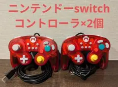 Switch ワイヤレスクラシックコントローラー スーパーマリオ 2個セット