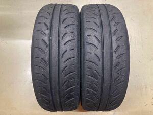 ダンロップ DIREZZA ZⅢ 165/55R14 2本 中古 2024年製造