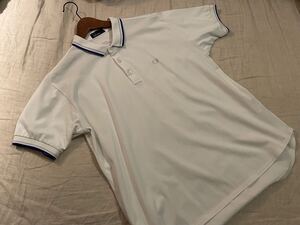 ◎フレッドペリー FRED PERRY◎半袖ポロシャツ GOLF ゴルフ◎メンズLサイズ◎FZ1695◎白 刺繍 ナリフリnarifuri