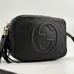 GUCCI グッチ ディスコ ソーホー ブラック ショルダーバッグ