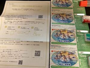 送料込み☆東京サマーランド 株主ご招待券 1Dayパス 4枚セット 株主優待