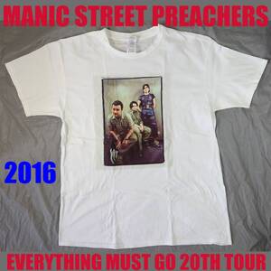 Manic Street Preachers Everything Must Go 20th Tour Tシャツ マニックストリートプリーチャーズ ロック バンド ヴィンテージ 90s Oasis