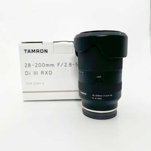 ◆中古美品 動作確認済み◆ タムロン 28-200mm F2.8-5.6 Di III RXD （Model A071） ソニーE 箱 取説 付 【6701】