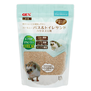 GEX　ハーモニー バス&トイレサンド ハリネズミ用 1.2L 　　　　　　　　　　　　　　　 　　　　　　　　　　　クロネコ 送料500円より