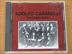 CD ADOLFO CARABELLI Vol.1 (1931-1933) CTA-261 中古品 (CLUB TANGO ARGENTINO アドルフォ・カラベリ)