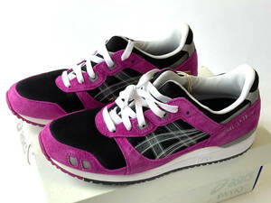 ASICS × AWAKE NY GEL-LYTE III OG 新品 アシックス アウェイク ゲルライト3 BLACK MAGENTA US7.5 25.5cm