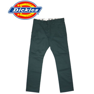 Dickies(ディッキーズ) WD5882N TC stretch Narrow ストレッチ ナロー ワークパンツ DK015 GHハンターグリーン 34