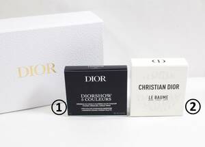 Y6443＃◆未使用品◆DIOR ①アイシャドウ ディオールショウ 743 ローズ チュール ②ボディ・フェイス・リップ用クリーム ル・ボーム 50ml 