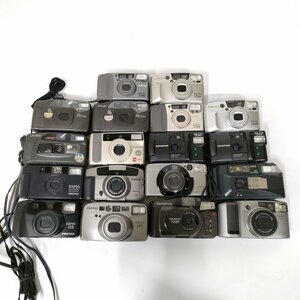 【清掃動作確認済】 Ricoh , Pentax , Olympus , Konica , Minolta コンパクトフィルム 18点セット まとめ ●ジャンク品 [8985TMC]