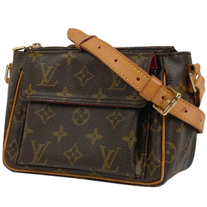 ルイ・ヴィトン Louis Vuitton ヴィバ シテ PM 斜め掛け ポシェット ショルダーバッグ モノグラム ブラウン M51165 レディース 【中古】