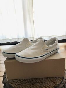 VANS SLIP ON V98CLA NATURAL バンズ スリッポン ナチュラル US 8 26cm ABC MART 購入 USED品