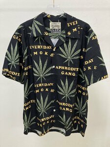 WACKO MARIA ワコマリア × BUDSPOOL APHRODITEGANG HAWAIIAN SHIRT ハワイアンシャツ アロハ 半袖 シャツ M 中古 TN 1