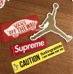 supreme&VANS&FR2&NIKEジャンプマンステッカーセット