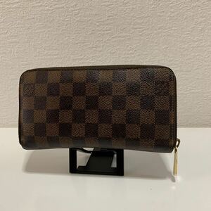 美品　LOUIS VUITTON ルイヴィトン ジッピーウォレット ラウンドファスナー ダミエ 長財布 