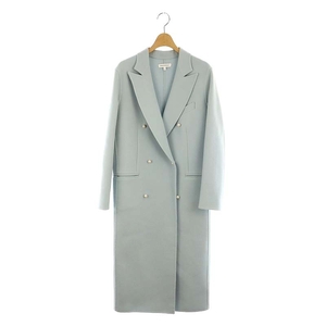 マディソンブルー MADISONBLUE PEARL CHESTER COAT チェスターコート アウター ロング 0 水色 ライトブルー /DF ■OS レディース