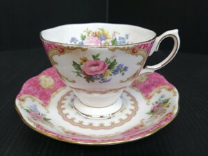 ロイヤルアルバート　ROYAL ALBERT　カップ&ソーサー　1客　レディカーライル　茶器　ブランド洋食器　インテリア　キッチン雑貨　ENGLAND