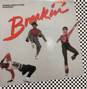 ブレイクダンス BREAKIN サントラ盤★プロモサンプラー見本盤vinyl ピカピカ盤面 白レーベル