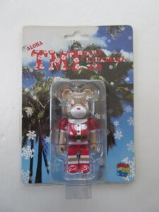 未使用　ベアブリック　TMT　Mele　Kalikimaka　BE@RBRICK　100%　2009　ALOHA　クリスマス　半袖サンタ　②