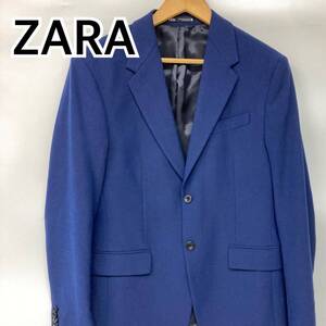 ZARA ザラ ジャケット ブレザー 長袖 アウター フォーマル ネイビー系 メンズ【CT524】