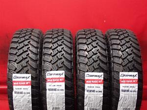 中古タイヤ 185R14C 102/100Q 4本セット グリップマックス MUD RAGE M/T GRIPMAX MUD RAGE M/T 10分山 ハイエース セドリック＆グロリア ・