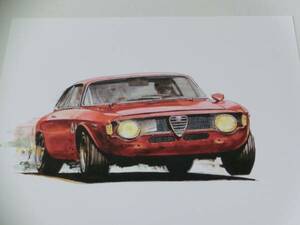 bowイラスト-083// アルファロメオ ジュリア スプリント GTA / AlfaRomeo Giulia Sprint GTA /