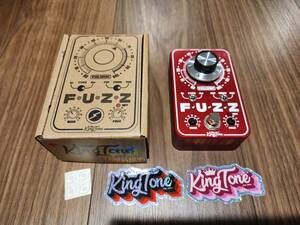 新品未使用　KING TONE GUITAR MINI FUZZ V2 RED