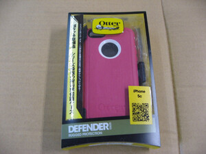 OtterBox オッターボックス OTB-PH-000100 [Defender for iPhone 5c ホワイト/ペオニーピンク (PAPAYA)]