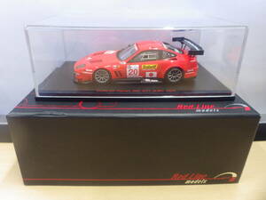 ★EBBRO エブロ　Red　Line　models 1/43 DUNLOP FERRARI 550 GT1 JLMC　2006　RED No.20