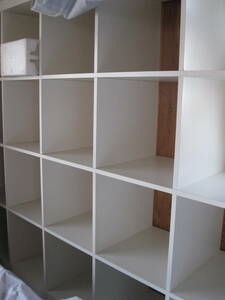 ＜IKEAイケアBookrackブックラックEXPEDIT「14729」185×185×39USED極美品＞