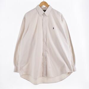 古着 ラルフローレン Ralph Lauren BLAKE 長袖 ボタンダウンシャツ メンズXXL /eaa318783 【SS2406】