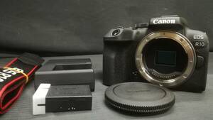 【美品♪】CANON/キャノン EOS R10 ボディ 2420万画素 ミラーレス カメラ/動作品