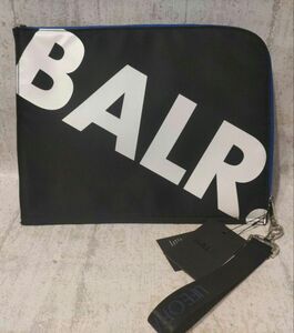 【BALR.】ボーラー ロゴクラッチバッグ　美品　タグ付き　メンズ レディース スモール ラップトップ スリーブ 手持ち