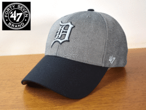 1円スタート!【未使用品】(フリーサイズ) 47 BRAND MLB DETROIT TIGERS デトロイト タイガーズ キャップ 帽子 K323