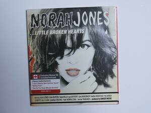 norah jones ノラ・ジョーンズ　/ ...Little Broken Hearts 　紙ジャケ・カナダ盤　ボーナスCD付き2枚組　2012年盤　即決価格にて