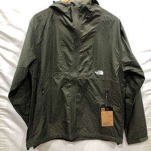 【THE NORTH FACE】ザノースフェイス コンパクトジャケットナイロンジャケット L ナイロン カーキ np72230 ts202410