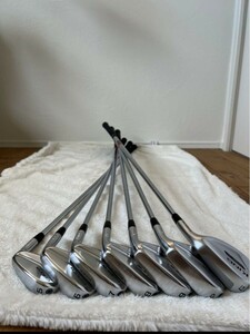 【値下げ】コブラKing Forged Tecアイアン7本セット2022　GW〜5I KBS S-TAPER LITE 100　美品